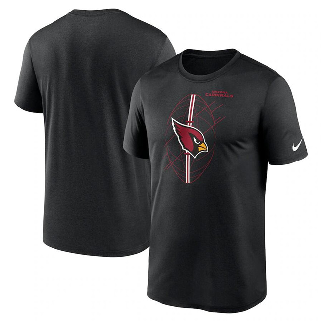 Men's Arizona Cardinals Black Legend Icon Performance T-Shirt